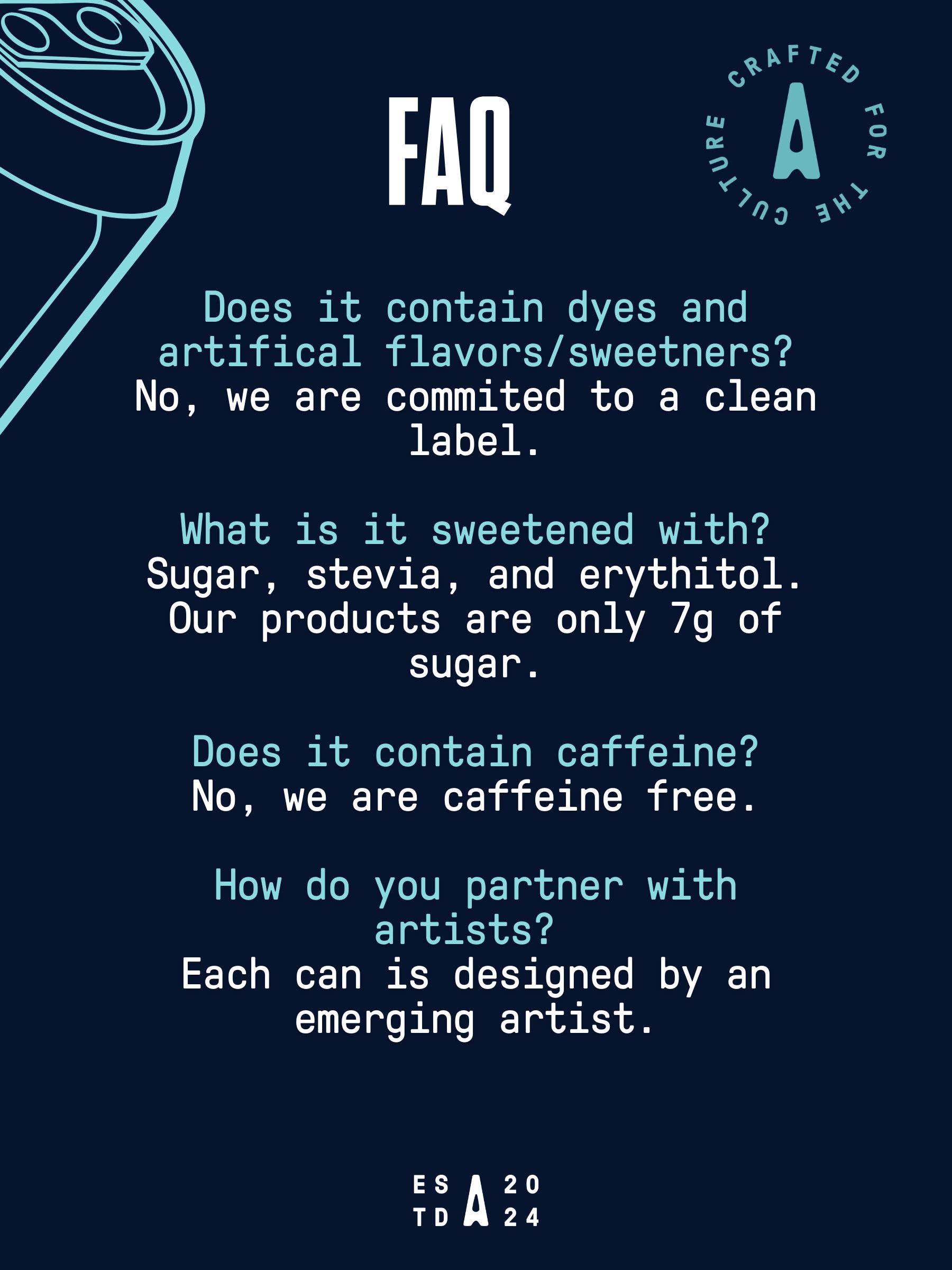 AFROPOP - Wholesale Soda/Carbonated Drink - Summer Nights: Blueberry Lemonade Soda3