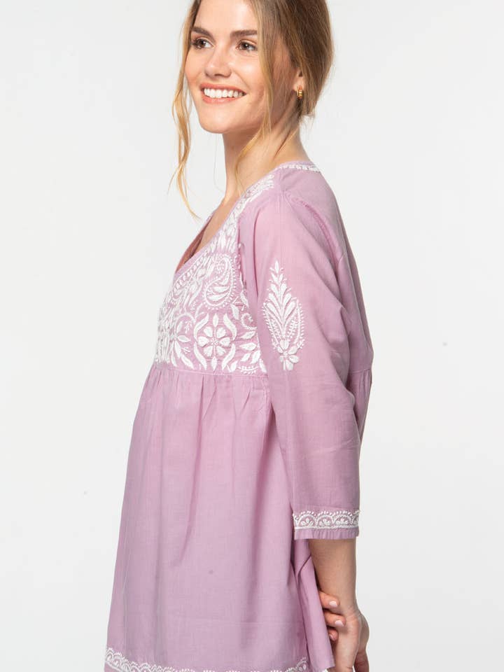 Sevya Handmade - Wholesale Tunic - Women's - Ramani Embroidered Tops18