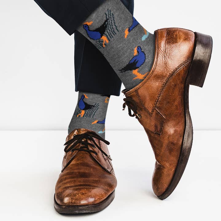 Real Sic - Wholesale Socks – Unisex - Animal Socks - Pelican, Puffin, Flamingo, Penguin Fun Socks19