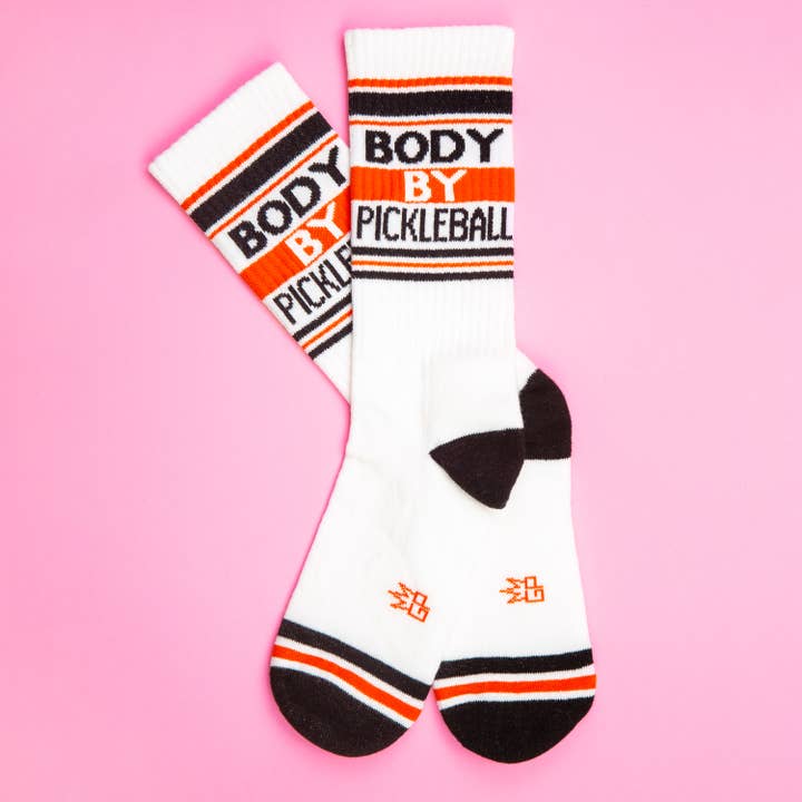 Gumball Poodle - Wholesale Socks - Unisex - Body By Pickleball Gym Crew Socks1