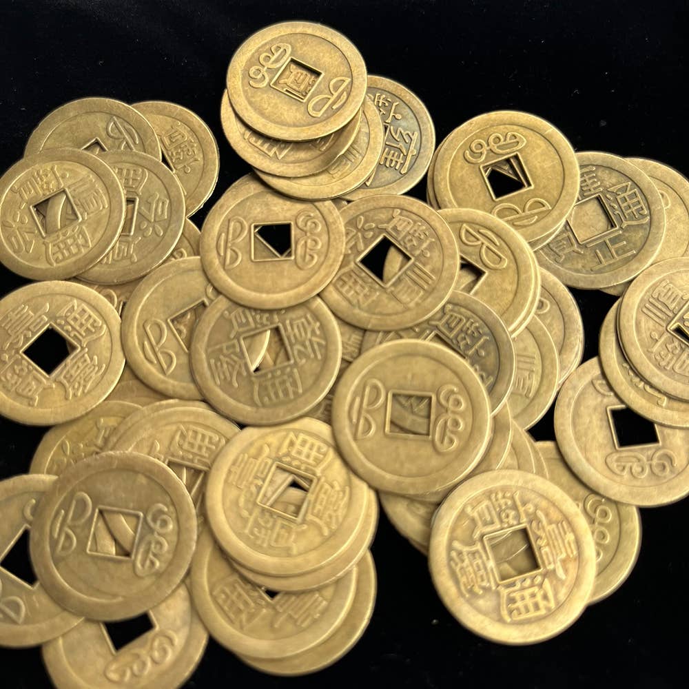 VIE – Engroshandel Meditationsudstyr – Lucky Feng Shui kinesiske mønter, 2,2 cm diameter, pakke med 249