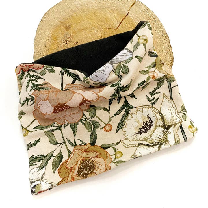 Bufanda con forro polar - Flores de otoño para venta al por mayor de Northern Lullaby