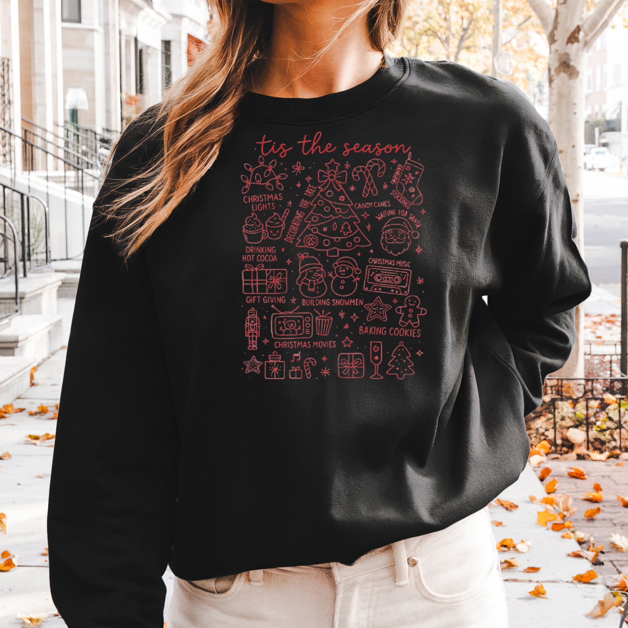 Sam & Seb Co. - Wholesale T-Shirt (Graphic) - Women's - Tis The Season Graphic Shirt or Sweater 0