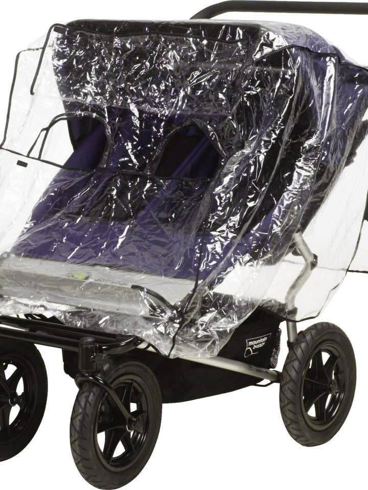 Universal-Regen-Verdeck für Zwillingswagen für den Großhandel von Playshoes GmbH