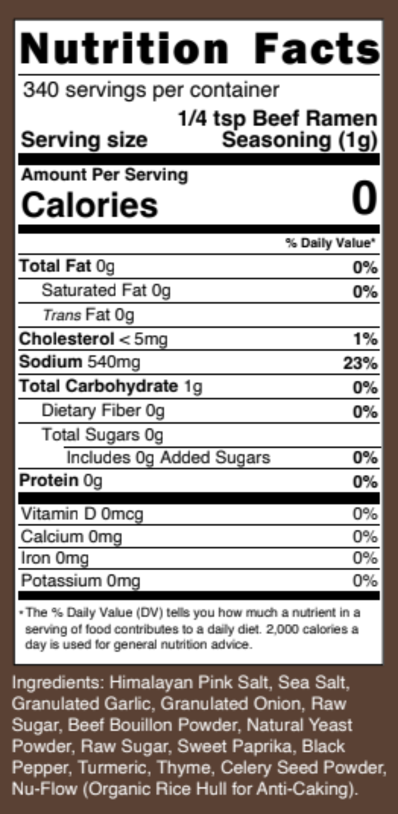 Clean Monday Meals - Wholesale Dried spice mix - Beef Ramen Seasoning5