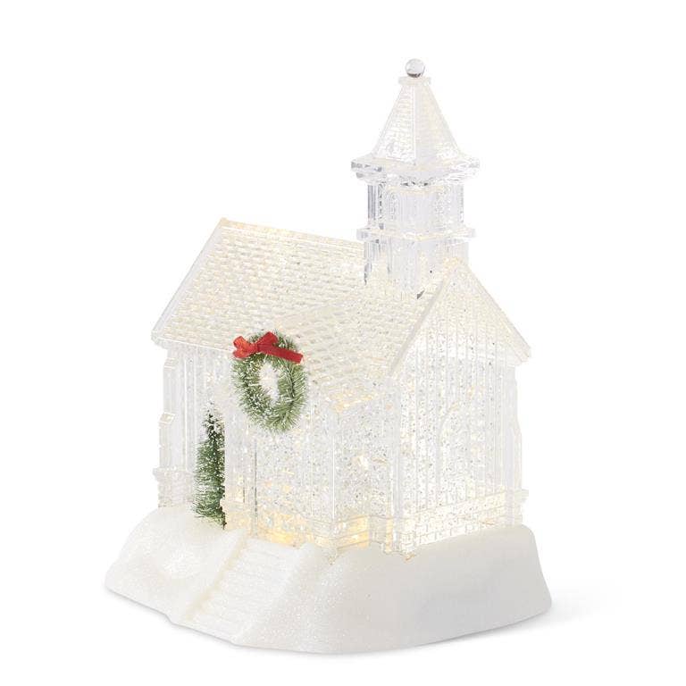 RC Home Decor – Engroshandel Snekugle - Børn og baby – 31,12 cm Kardinal Vandspinnende LED Sneglobe – Oplyst Juledekoration med Timer0
