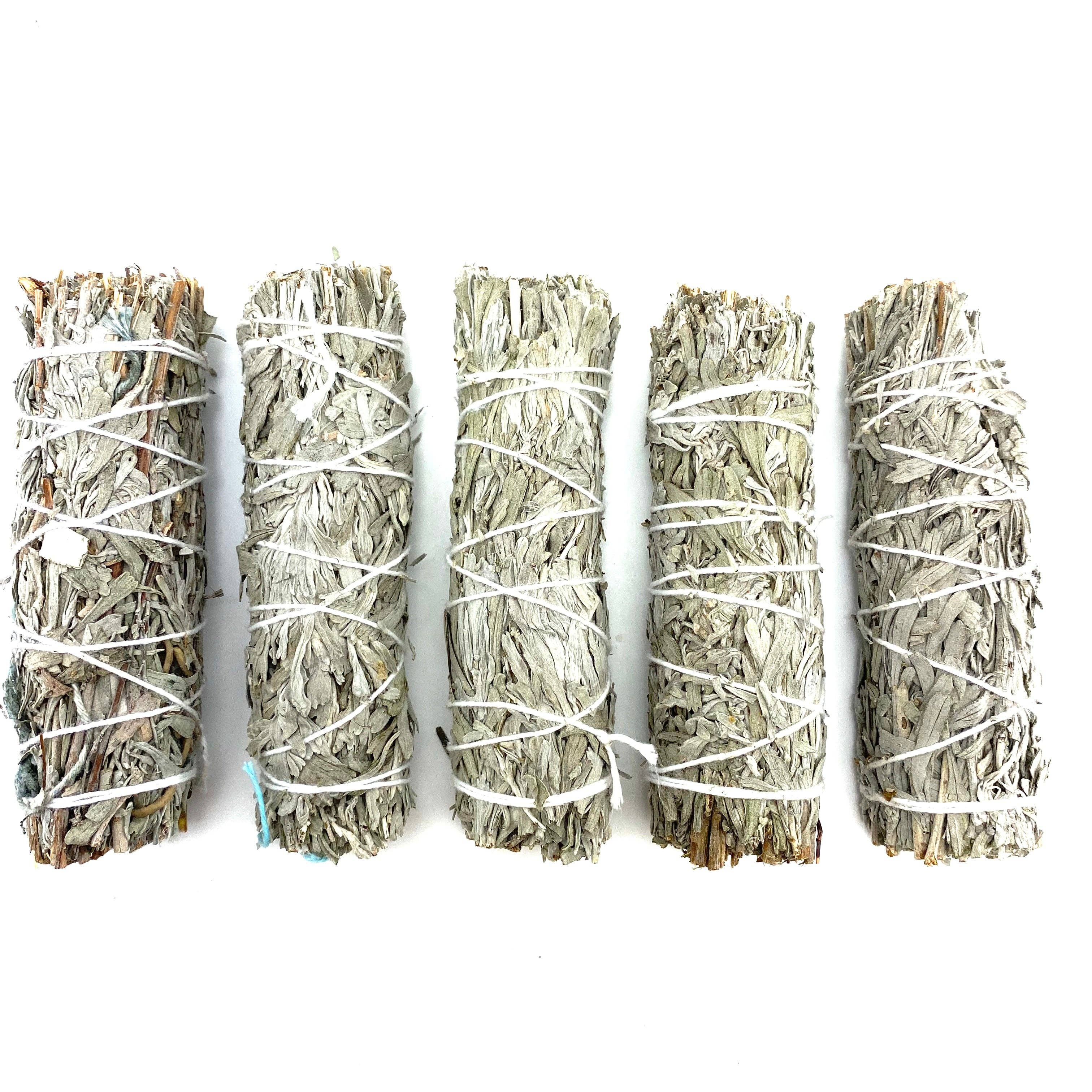 Moon Mountain Gems – Engroshandel Salviepakke – 4" Blå Sage Bundle, Blå Salvie Pludge, Blå Sage Bundle1