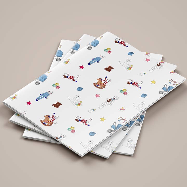 Monsieur Chaussette - Wholesale Notepad - “The Birth” notebook6