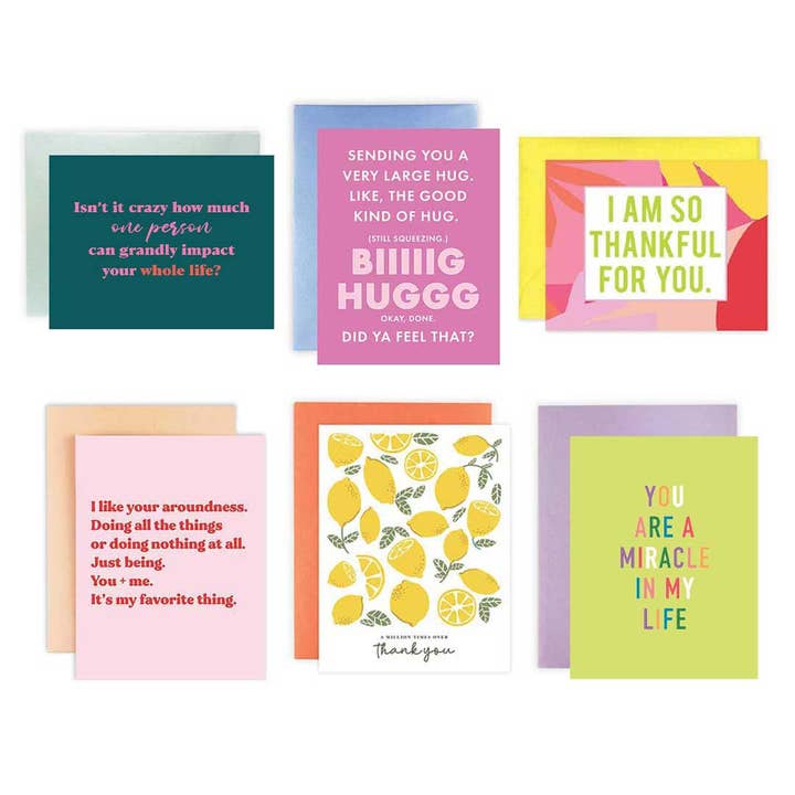 Cleerely Stated - Wholesale Everyday Greeting Card - Get You Some Gratitude Greeting Card Collection