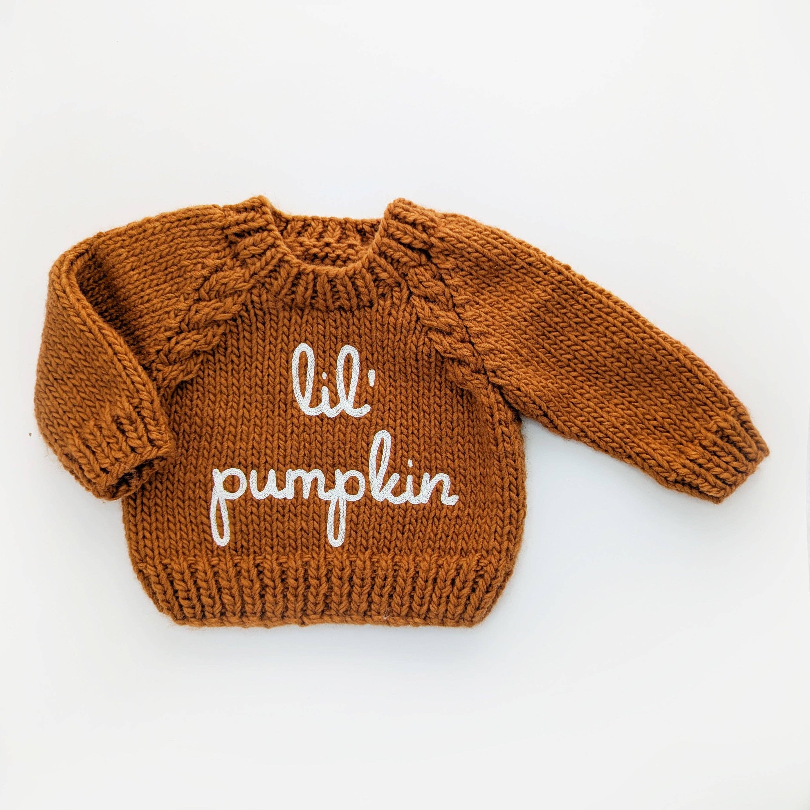 Huggalugs - Wholesale Knit Sweater - Baby - Lil' Pumpkin Sweater for Baby & Toddler