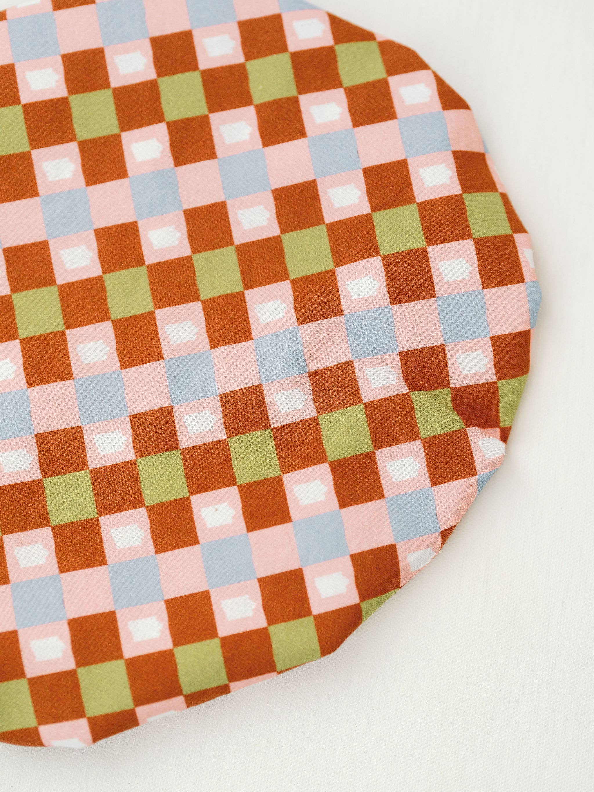 Doe A Deer – Engroshandel Indpakning/pose til opbevaring af mad – Iowa Check 10.5" skåldæksel3