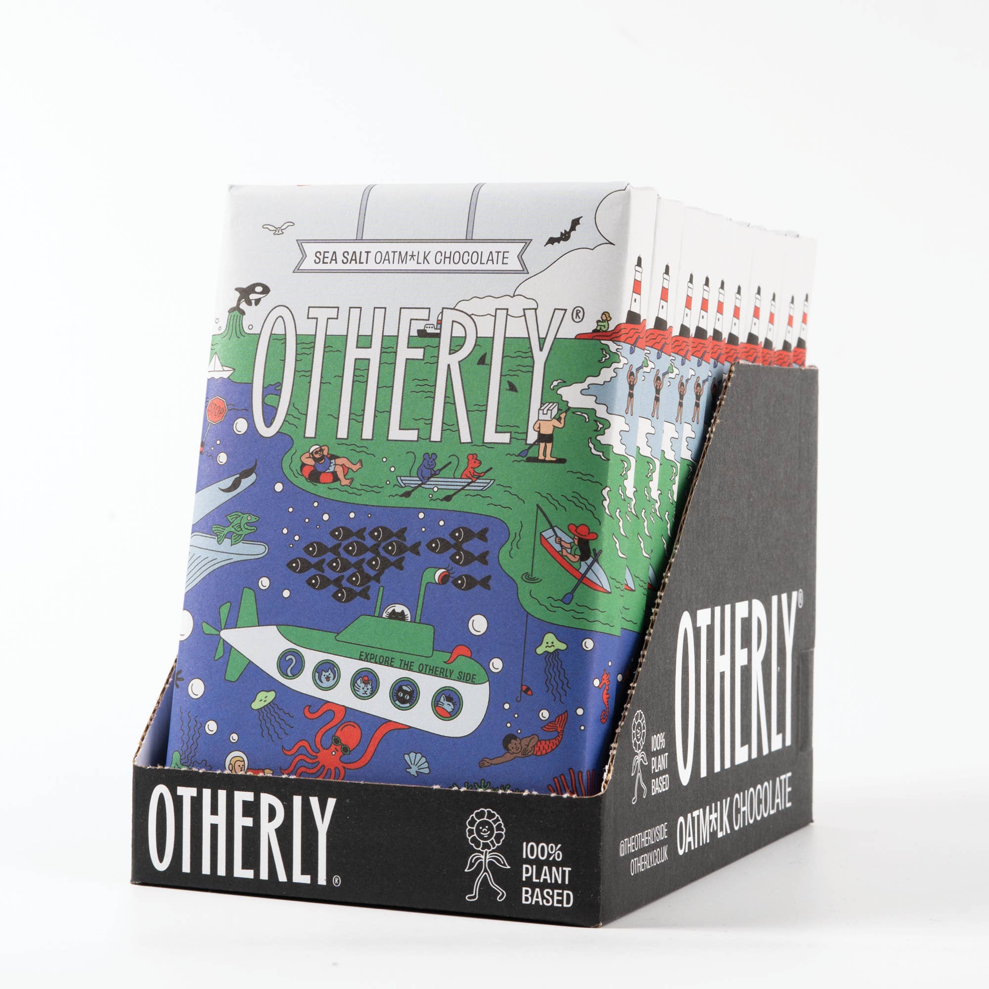 OTHERLY: OATM*LK CHOCOLATE [No duties when shipping to US!] – wholesale Chokladkaka – Havssalt Havremjölk Chokladkaka 120g | Vegansk | Krämig2