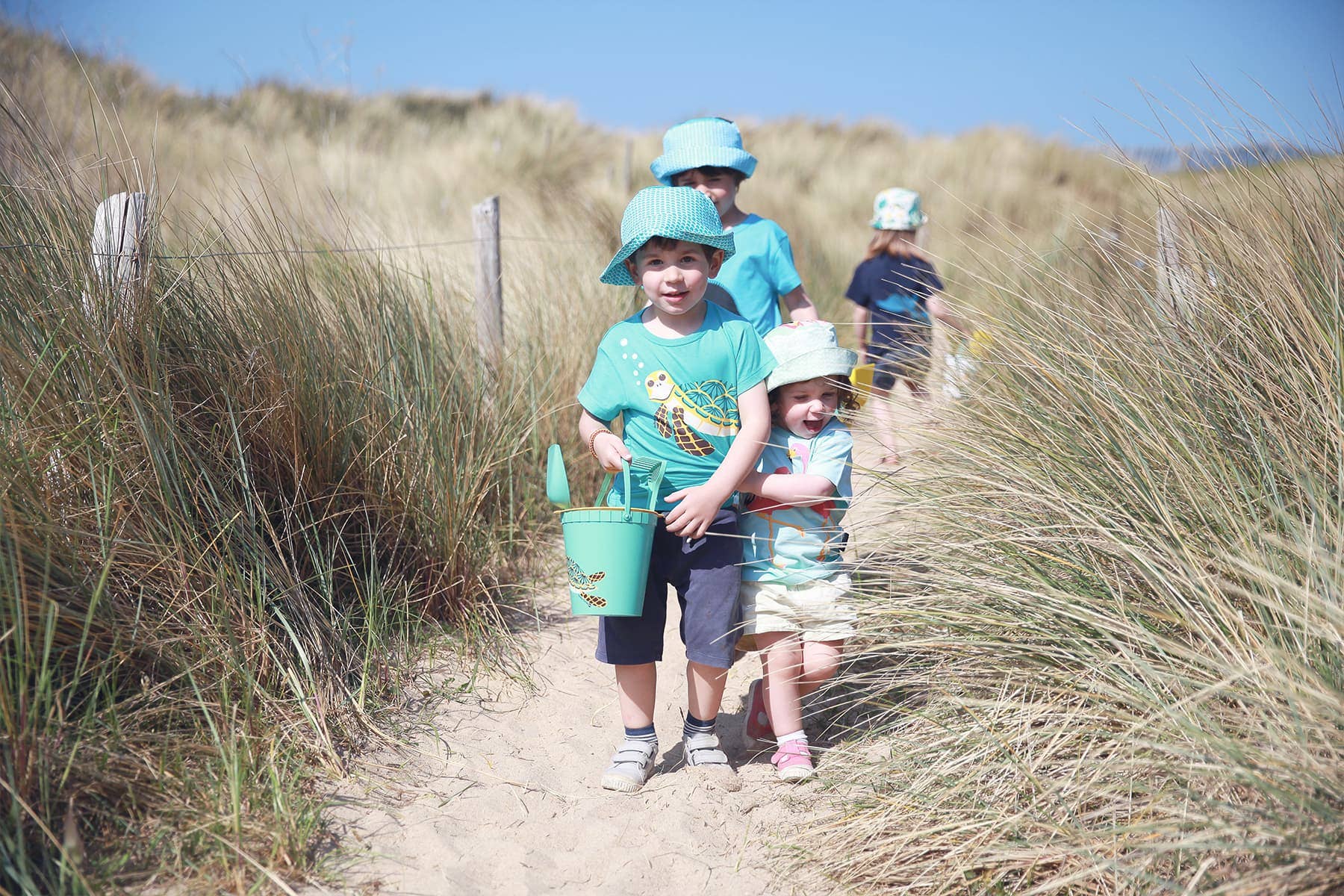 Coq En Pate - Wholesale Screen Printed T-Shirt - Kids - Children's organic cotton T-shirt - Green turtle3