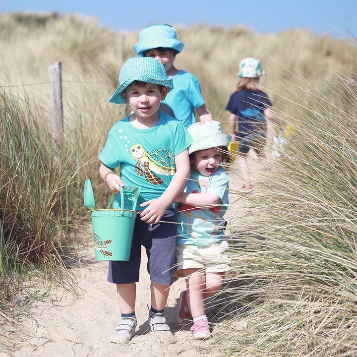 Coq En Pate - Wholesale Screen Printed T-Shirt - Kids - Children's organic cotton T-shirt - Green turtle3