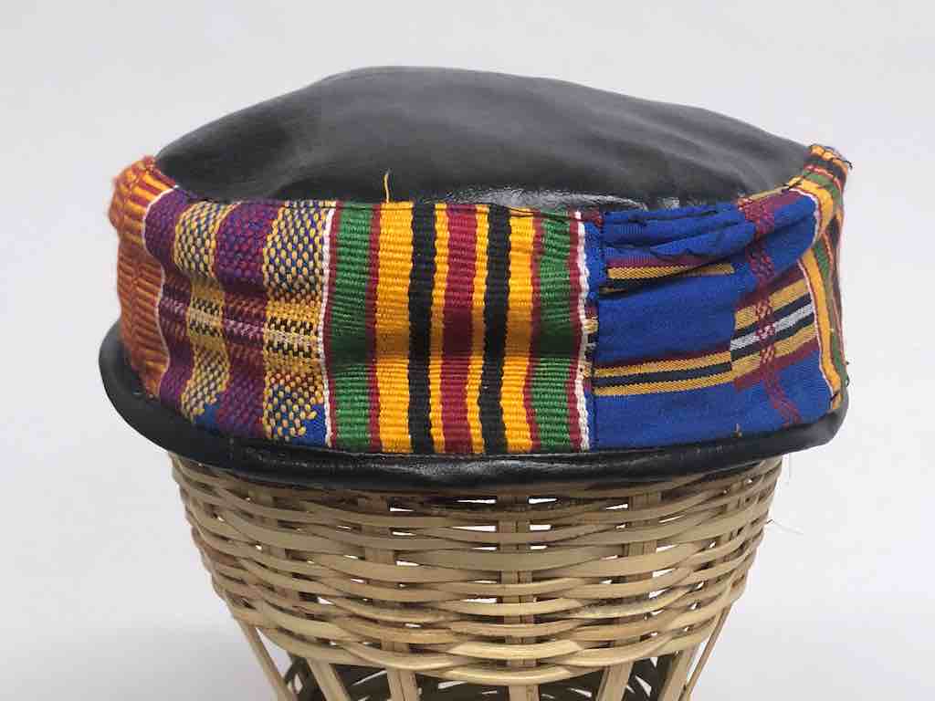 The Niger Bend - Venta al por mayor Gorra de béisbol - Unisex - Sombrero de hombre kufi africano de tela Ashanti Kente genuina de gran tamaño | 23 11/16»0