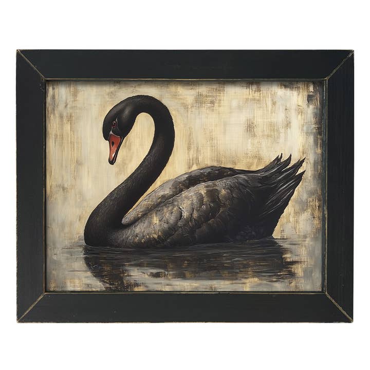 HMK704L Cygne Antique Foncé pour la vente par JanMichaels Art & Home