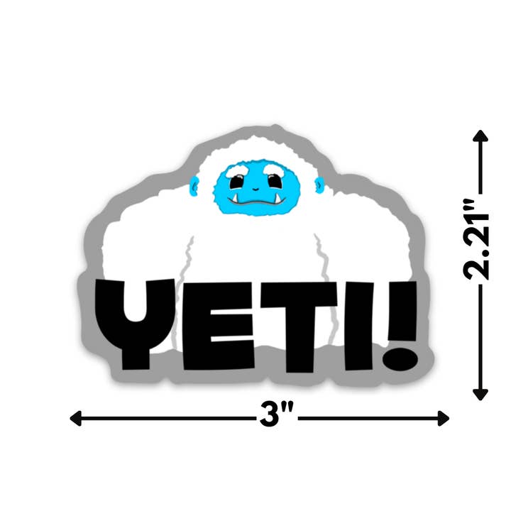 Kevin & Kaia – wholesale Sticker – Yeti - Sticker