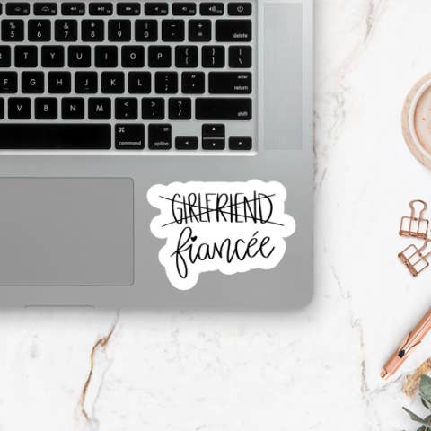 Fiance Sticker ~ Waterproof ~ Engagement ~ Engaged for wholesale by Love Ever After Design