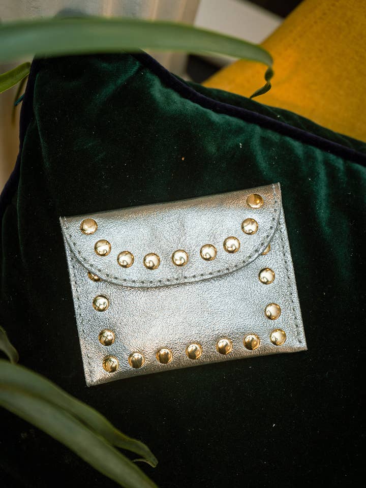 Small Leather Goods LEINA METAL bag - 4904B for wholesale by Cherry Paris