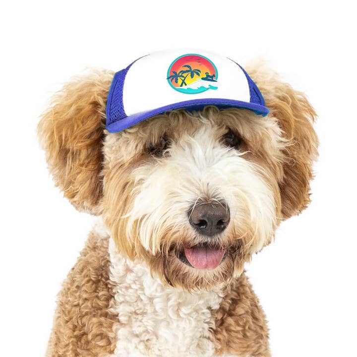 PupLid - Wholesale Pet Hat - Dog - Surfer Dog Standard or Namedrop | Trucker Hat for Dogs21