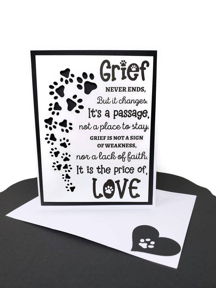 Tarjeta de simpatía para mascotas para venta al por mayor de Misfit Manor Shop