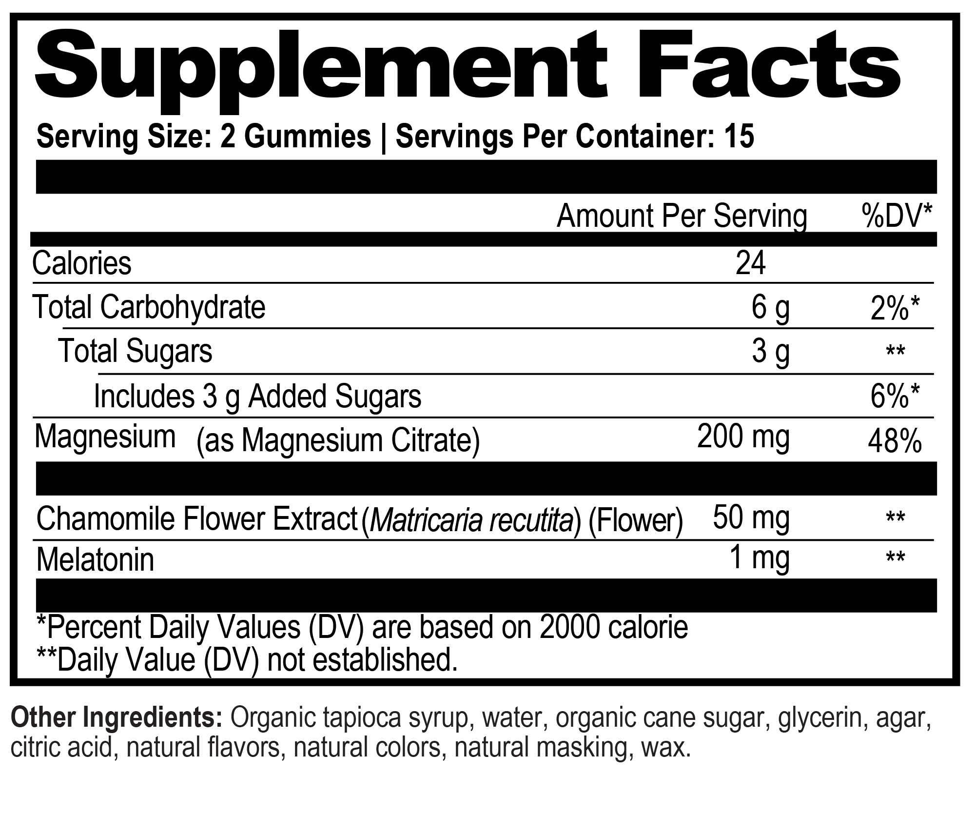 Natural Stacks - Wholesale Oral Supplement/Vitamin - Sleep Magnesium Gummies2