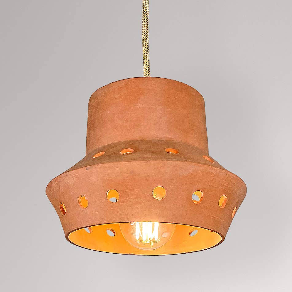 Greatceramics - Wholesale Chandelier/Hanging Light - Lamp Waikiki  Beach Terracotta open| Handmade | Ceramic8