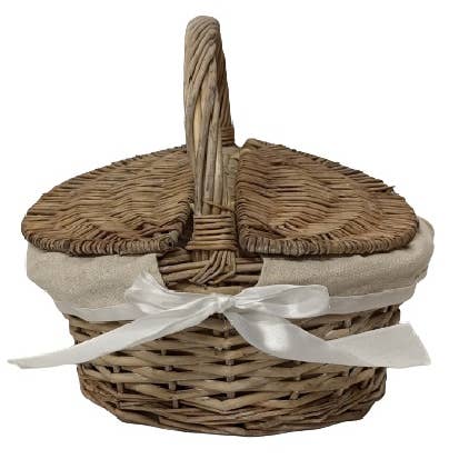 CESTINO DA PICNIC FODERATO per la vendita all'ingrosso da parte di Concari.flores Preservadas