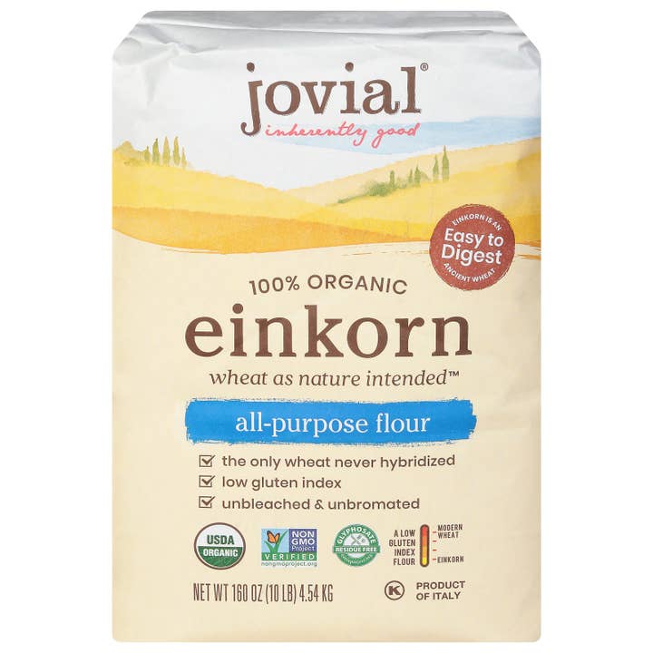Jovial Organic Einkorn All-Purpose Flour 2-Pack, 10 LB for wholesale by Everyday Supply Co