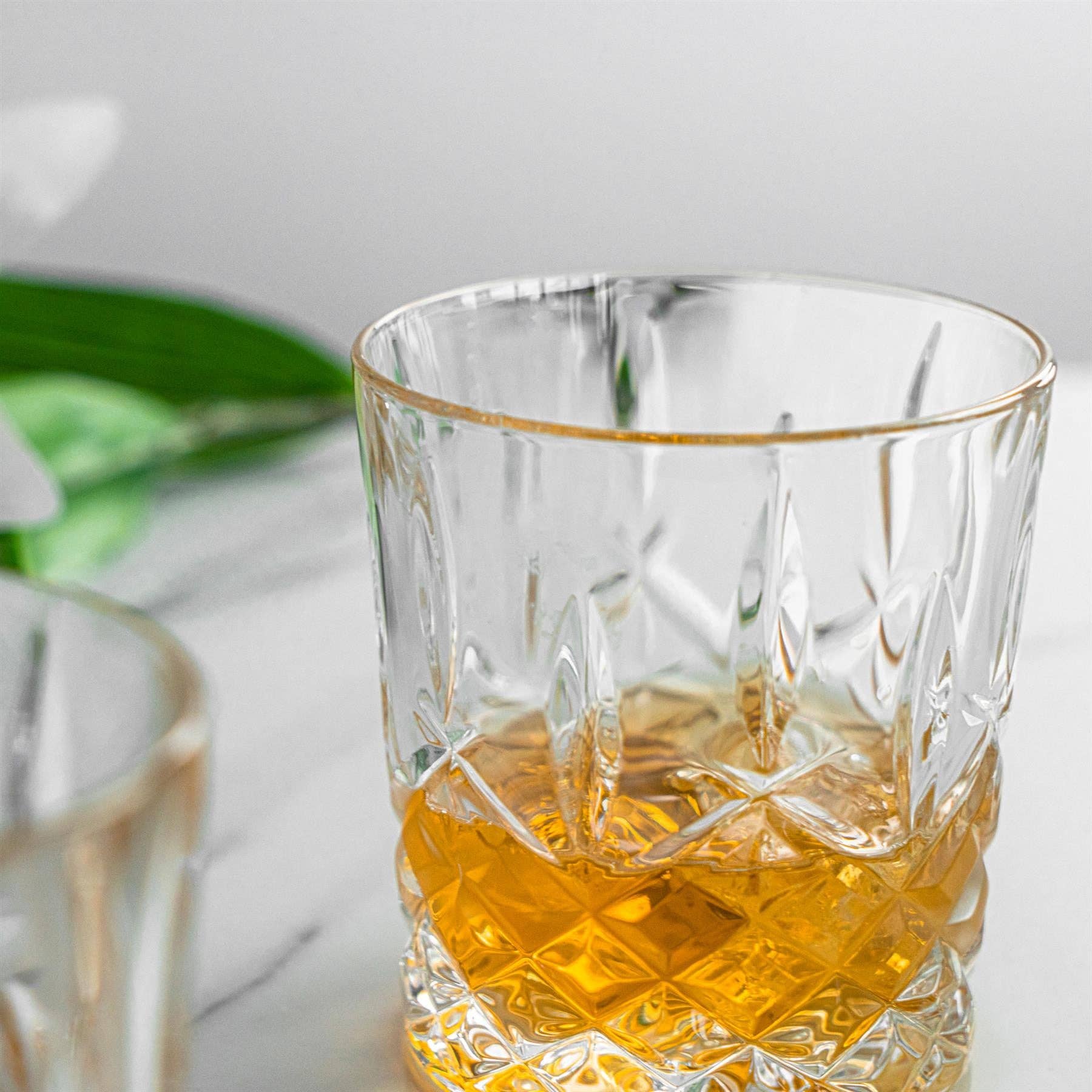 Rinkit Ltd - Wholesale Cocktail/Liquor Glass - RCR Crystal Orchestra Cut Double Old Fashioned Glass - 340ml3