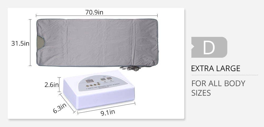 Cavitation Machines - Wholesale Fitness Equipment - Drip Sweat Portable Infrared Sauna Blanket7