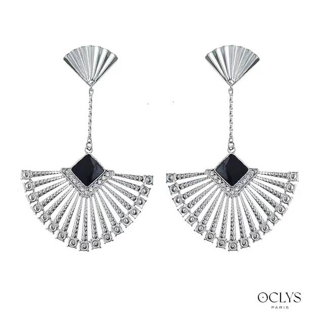 Oclys - Venta al por mayor Pendientes colgantes - Pendientes colgantes de acero inoxidable Dora