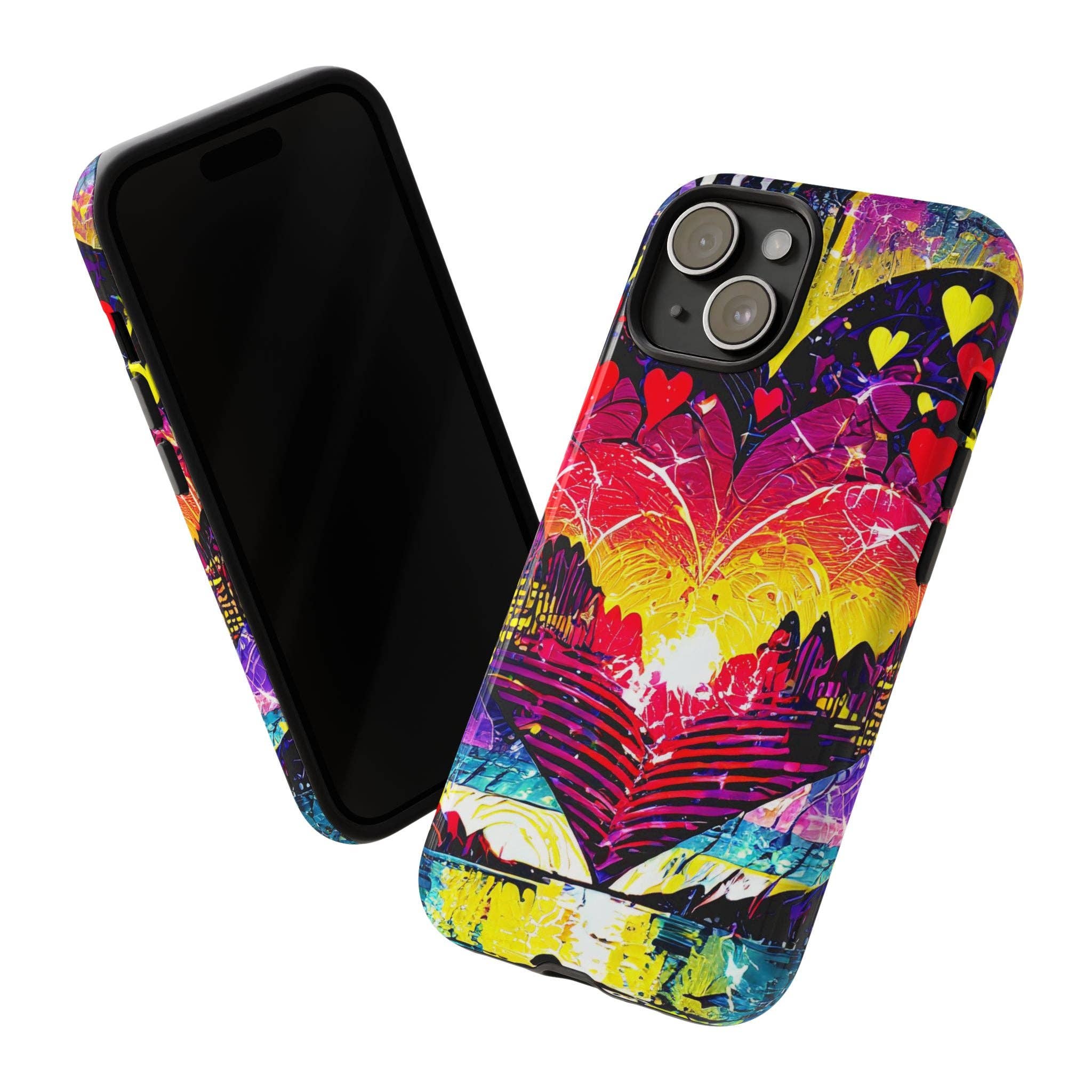 Studio 653 Clothing Co - Wholesale Phone Case - Women's - Vibrant Heart Sunset Tough Phone Case40