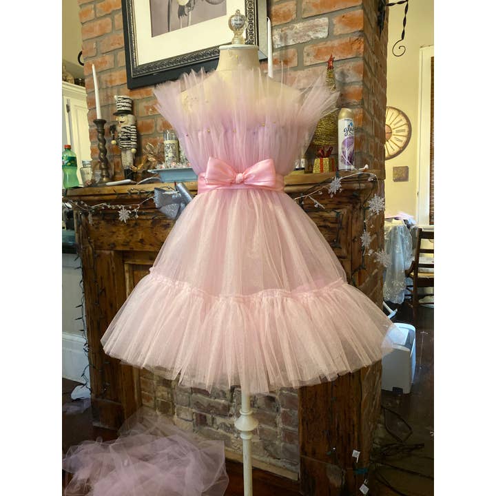 Lessara chic designs – Vestido - Mulher por atacado – Vestido de tule algodão doce4