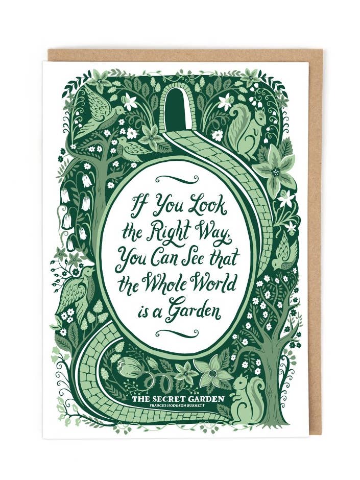 SECRET GARDEN for wholesale by Cath Tate Cards