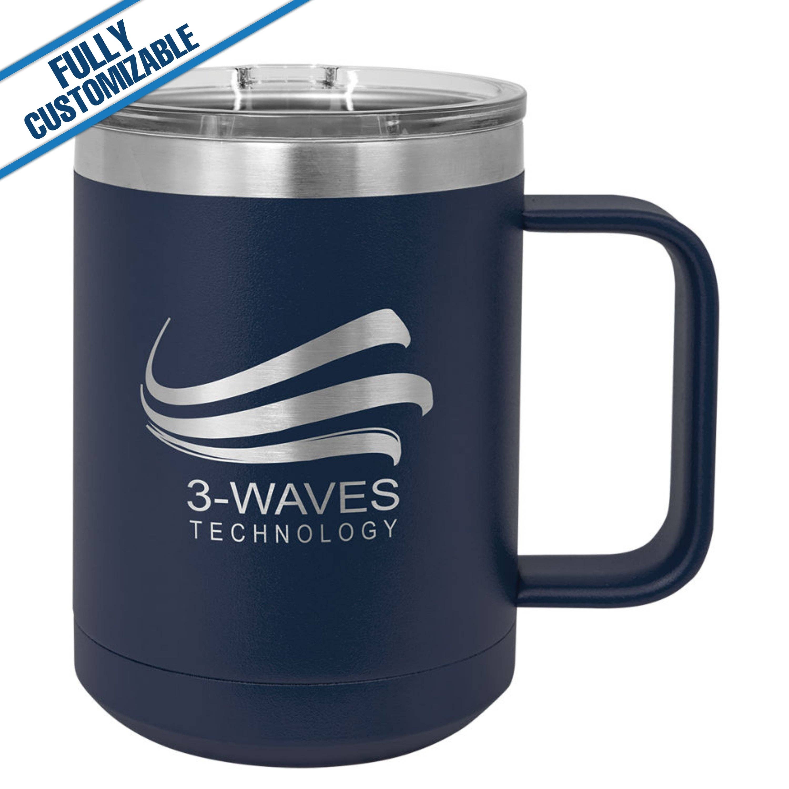 GiftWorksPlus - Vente Gourde/bouteille isotherme - 15 oz. Mug de voyage gravé entièrement personnalisable10