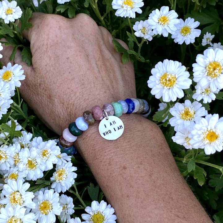 I am who I am - Affirmation Bracelet for wholesale by Gogh Jewelry Design