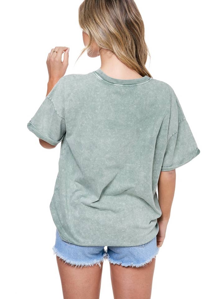 Zutter - Wholesale Screen Printed T-Shirt - Women's - PUFF' Rock N Roll World Tour Graphic S/S Mineral Washed Tee9