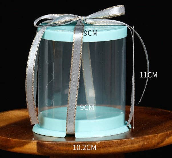 Elegant Design Supply – wholesale Cake decorating kit – Mini 2 inch Transparent Clear Box (10pcs/set)5