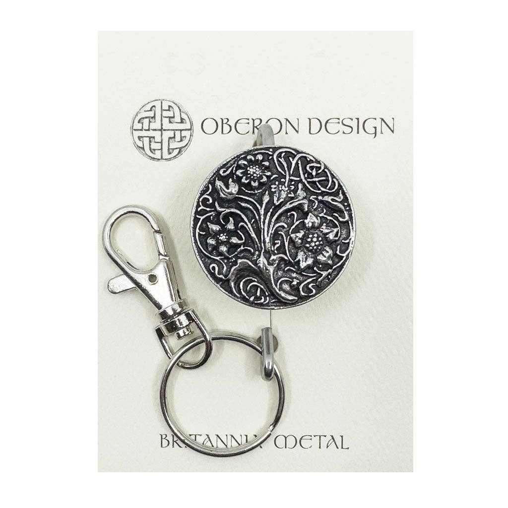 Oberon Design – wholesale Nyckelring - Unisex – Nyckelring handväska krok, vildblomma2