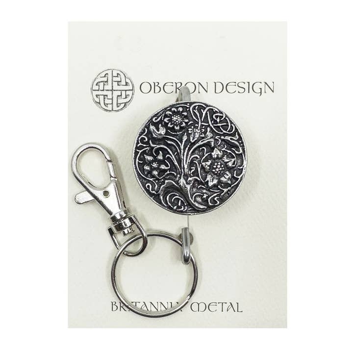 Oberon Design – wholesale Nyckelring - Unisex – Nyckelring handväska krok, vildblomma2