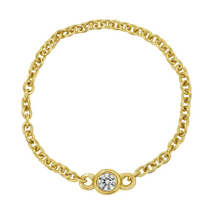 Ring met kabelring met bezel voor wholesale door GEMOUR