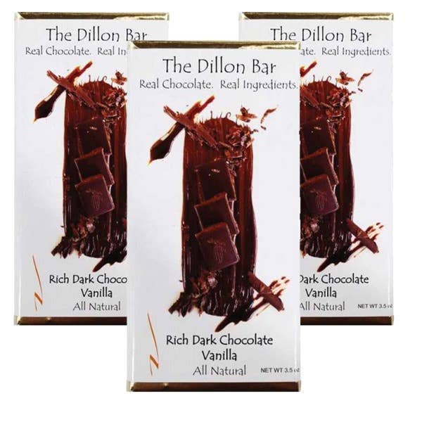 Dark Chocolate Vanilla for wholesale by Dillon's Chocolates, llc