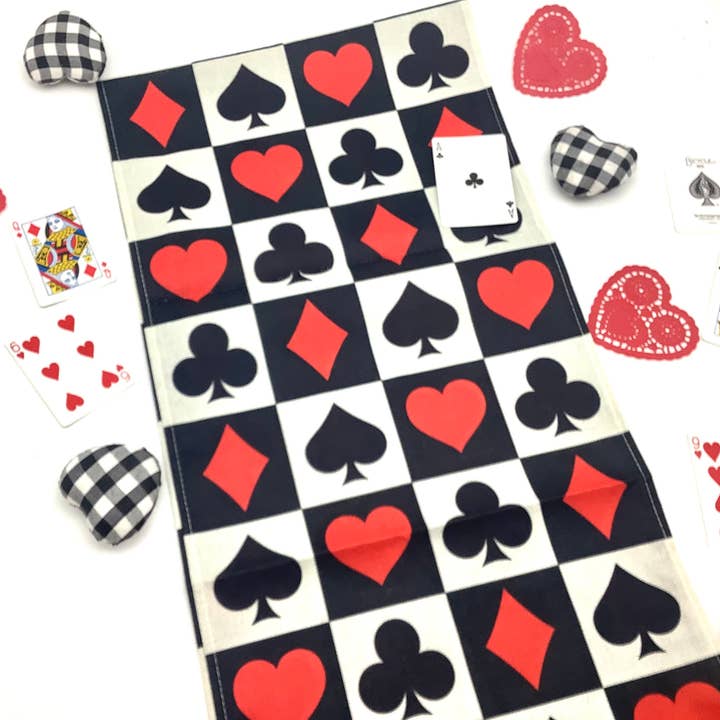 All Little Cute Things - Wholesale Table Runner - Alice in Wonderland Mad Hatter Tea Party Table Runner Decor