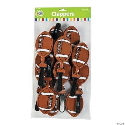 Fun Express - Wholesale Classic Toy - Kids - PLASTIC FOOTBALL CLAPPERS0