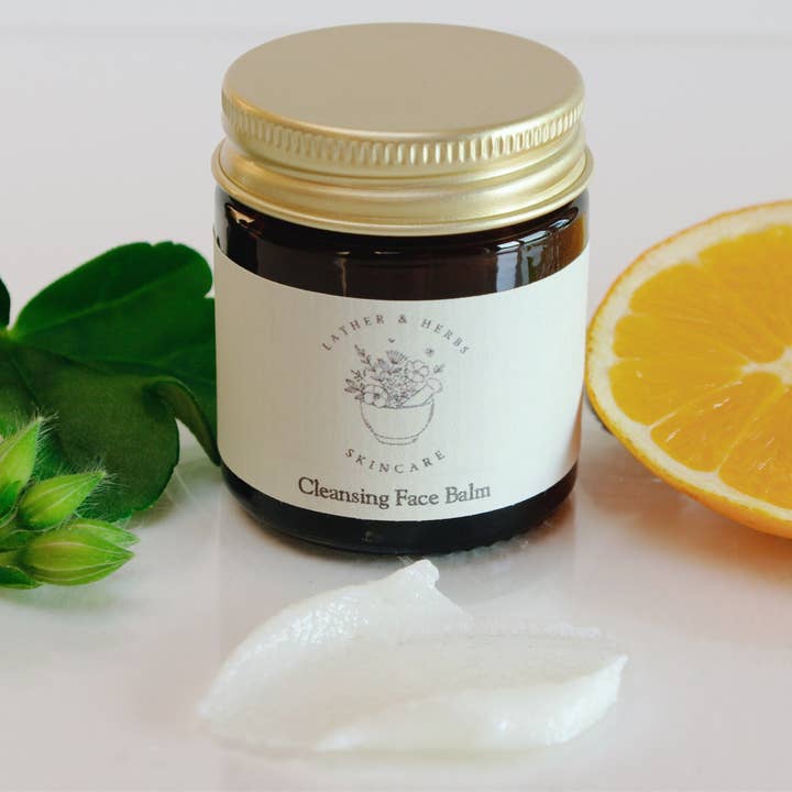 Cleansing Face Balm by Lather and Herbs for wholesale by Lather and Herbs Skincare