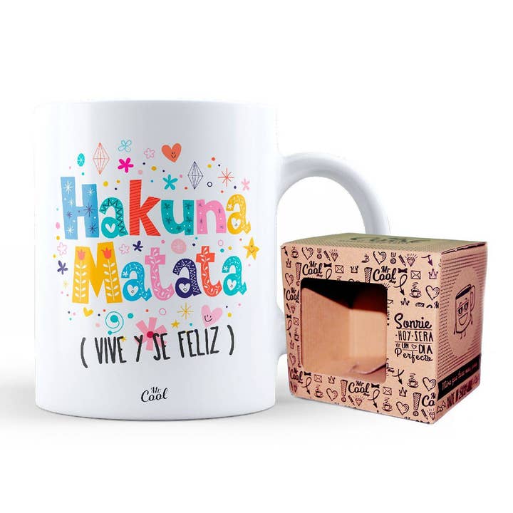 STAR WAY, S.L. | MrCool - Vendita all'ingrosso Tazza - Tazza - Hakuna Matata, vivi e sii felice