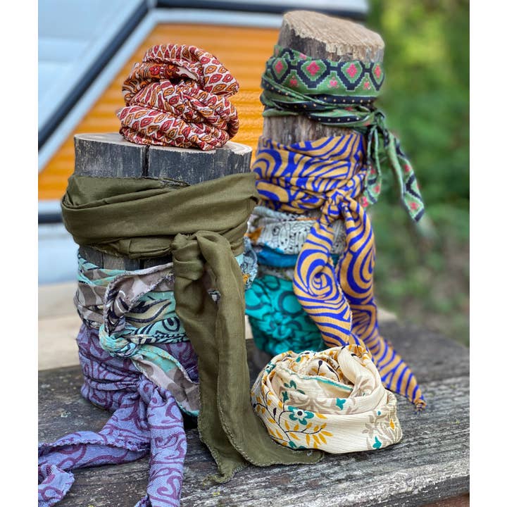 Seeds - Wholesale Fashion headband – women's - Silk Headband | Recycled Silk Sarees Made in India Unique10