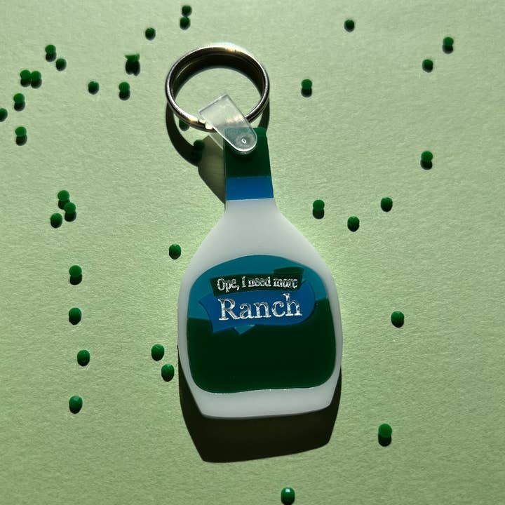 Portachiavi in acrilico a strati per la vendita all'ingrosso da parte di The Sweet Squid