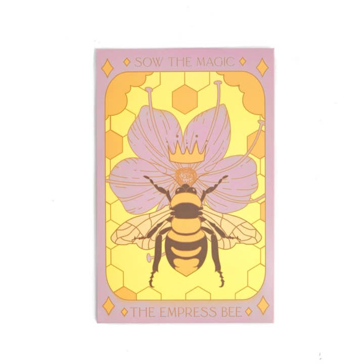 Sow the Magic - Venta al por mayor Semillas de plantas - Paquete de semillas de regalo The Empress Bee Tarot Garden +